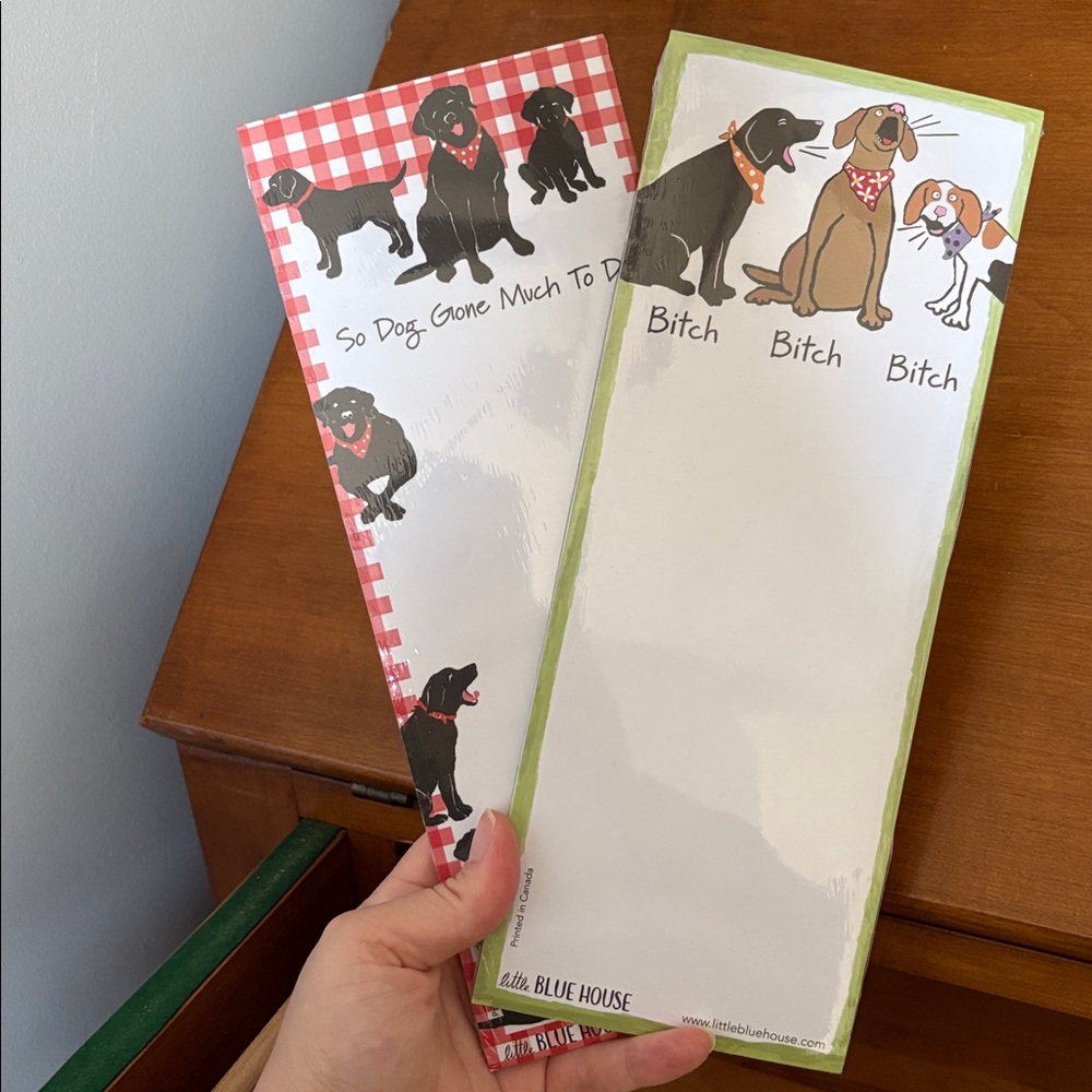 Dog-Themed Notepads